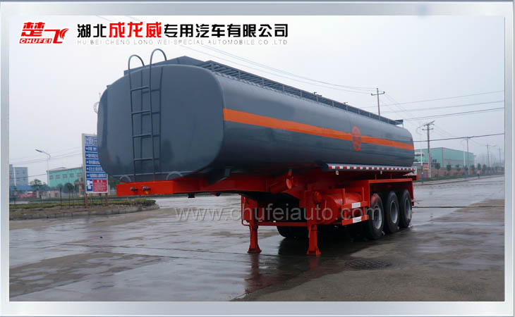 9.8米化工液体罐式运输半挂车