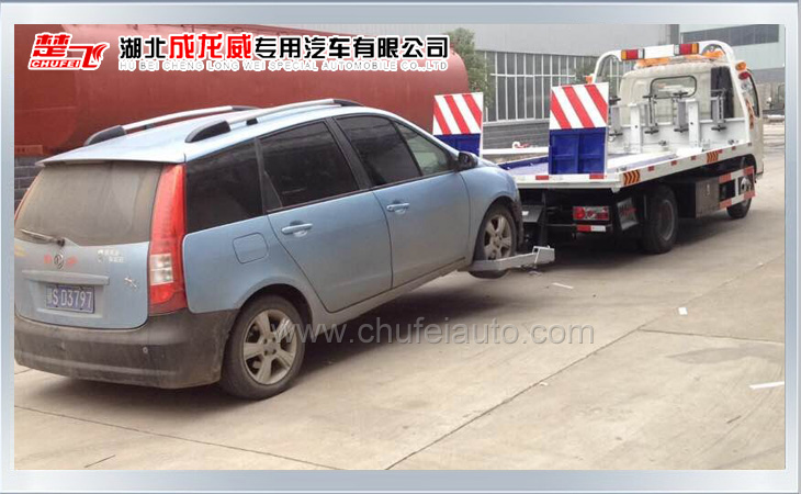 东风锐铃一拖二清障车