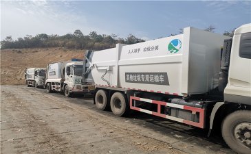 客户回访篇（一）南昌政府采购项目东风天锦天龙垃圾车